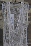 Marc Le Bihan Lace Tank Dress France MLB-2815-WHITE